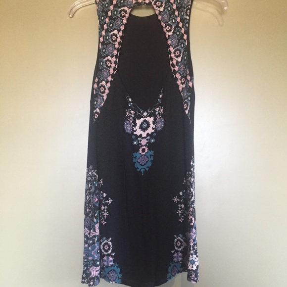 Ecote Mini Dress with Cutout Back - Picture 2 of 4